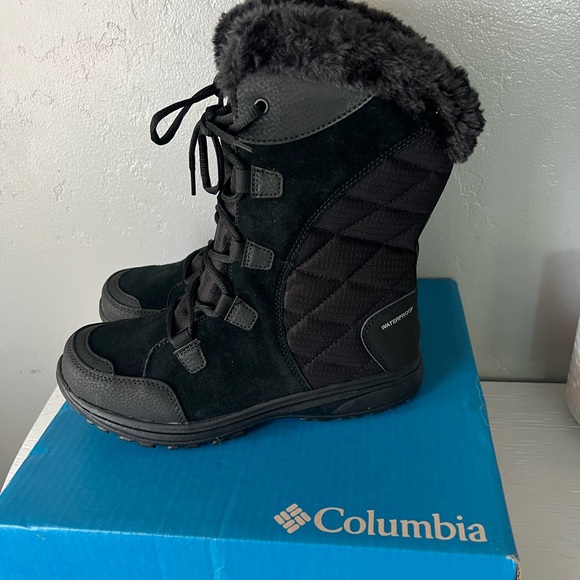 Columbia Ice Maiden I1 waterproof size 7.5 black  BRAND NEW - Picture 3 of 9